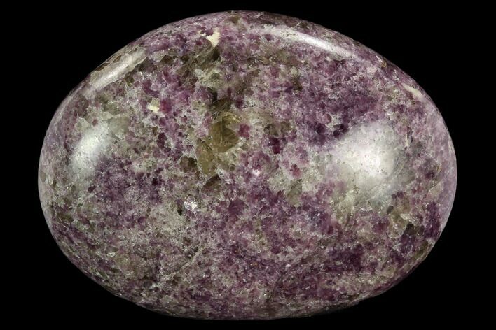 Sparkly, Purple Lepidolite Palm Stone - Madagascar #119279